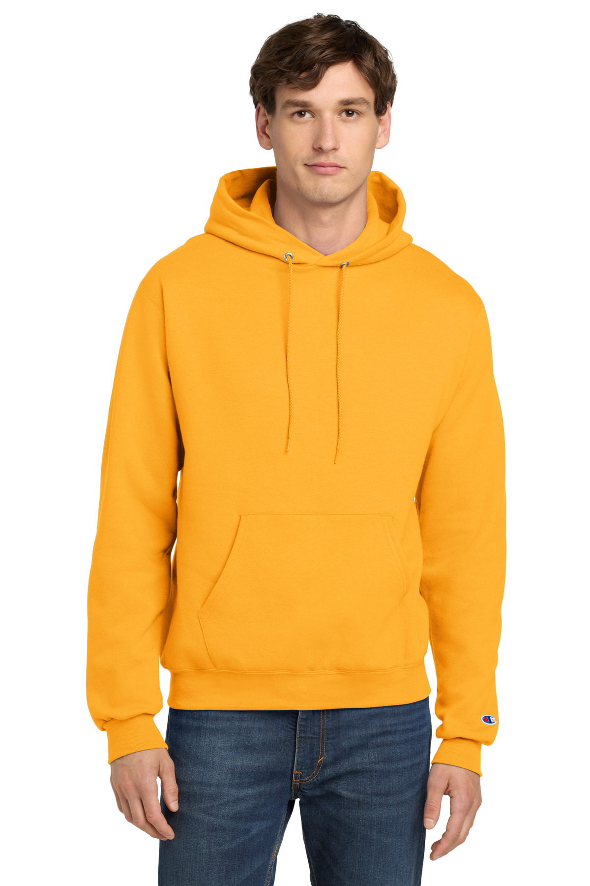 Champion Champion Powerblend Pullover Hoodie. S700 in Gold