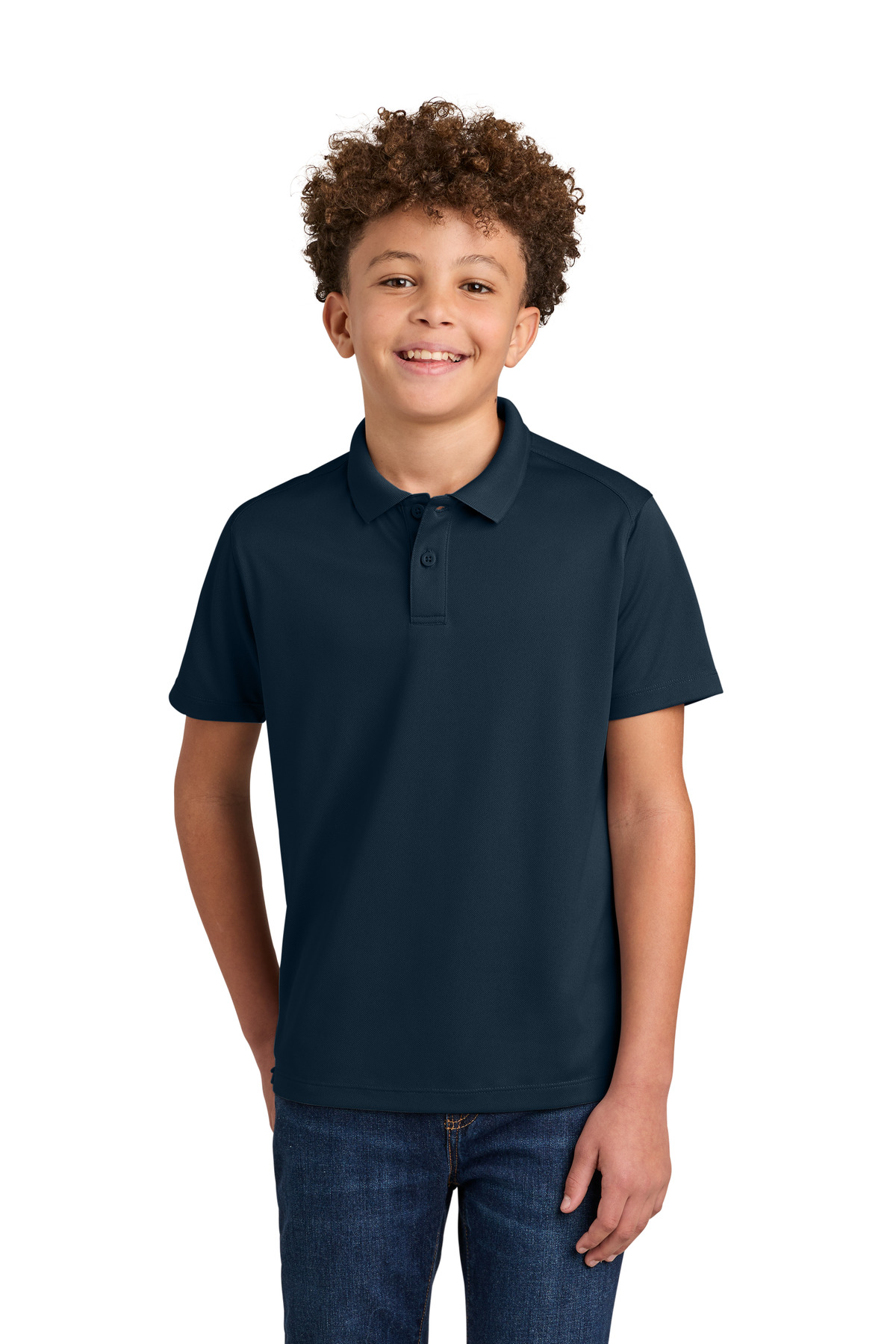 Port Authority ® Youth Wearever Performance Pique Polo Y240 - Image 3