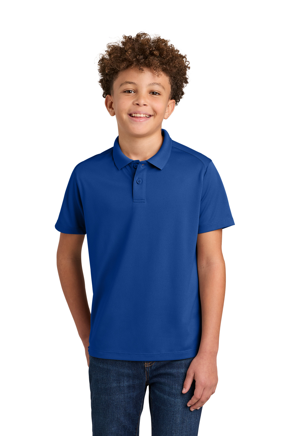 Port Authority ® Youth Wearever Performance Pique Polo Y240 - Image 4