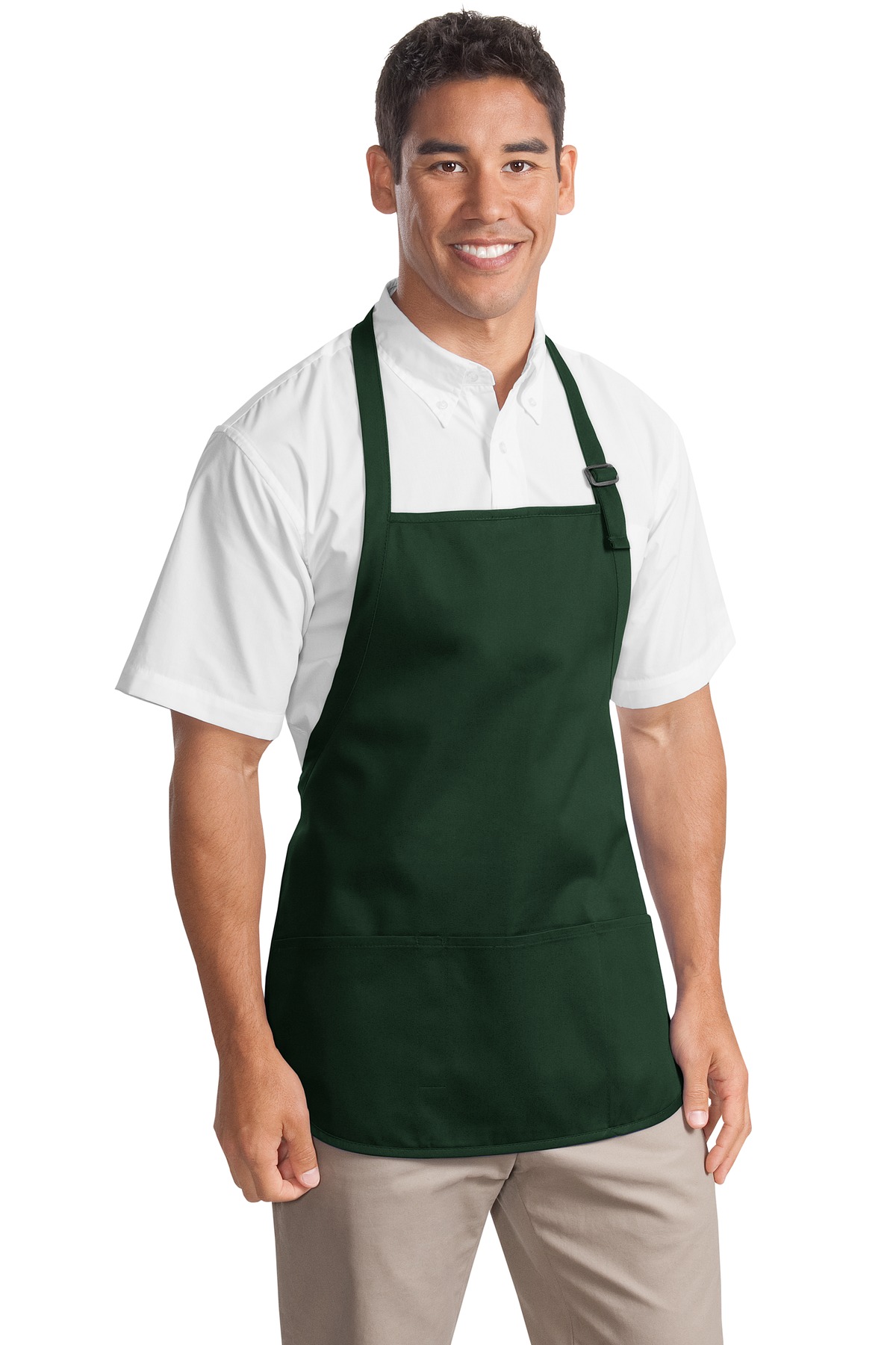 Port Authority Medium-Length Apron with Pouch Pockets.  A510