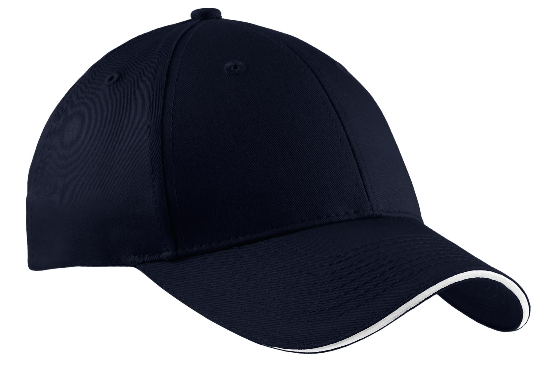 Port Authority ® Cotton Twill Sandwich Bill Cap. CP85 - Image 2