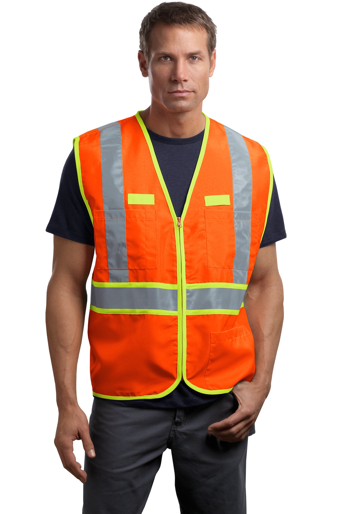 CornerStone - ANSI 107 Class 2 Dual-Color Safety Vest. CSV407