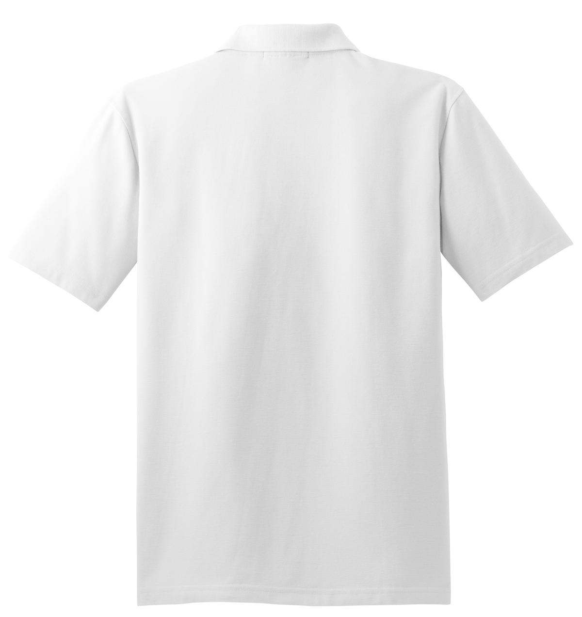 Port Authority Stain-Release Polo. K510 in White — Back