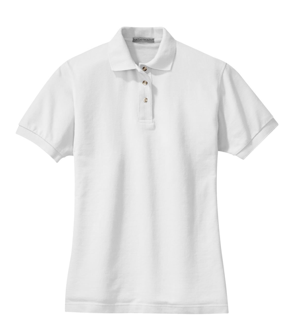 Port Authority Ladies Heavyweight Cotton Pique Polo - Picture 23 of 24