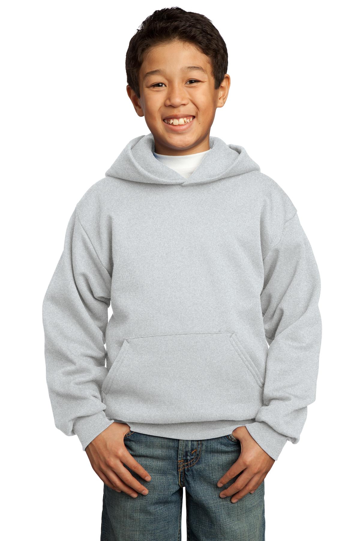 Port & Company - Youth Core Fleece Pullover Hooded Sweatshirt - PC90YH