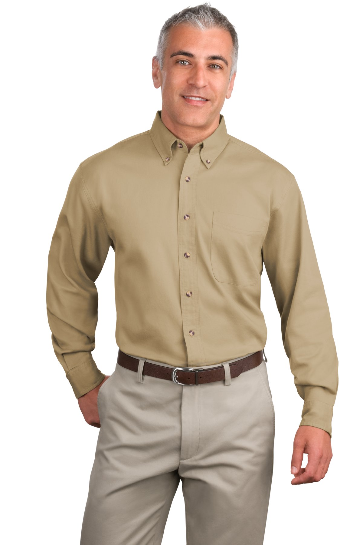 Port Authority Tall Long Sleeve Twill Shirt.  TLS600T