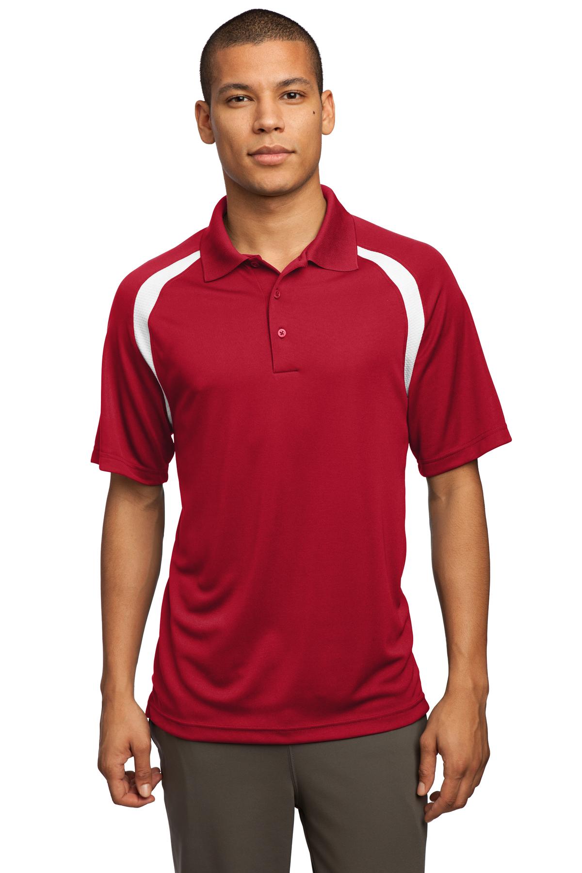 Sport-Tek Dry Zone Colorblock Raglan Polo. T476